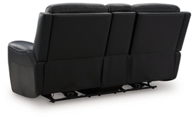 5Z-Relaxation Power Reclining Loveseat with Console - U&U Home Budget Furniture (Carteret, NJ)
