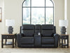 5Z-Relaxation Power Reclining Loveseat with Console - U&U Home Budget Furniture (Carteret, NJ)