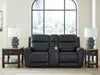 5Z-Relaxation Power Reclining Loveseat with Console - U&U Home Budget Furniture (Carteret, NJ)