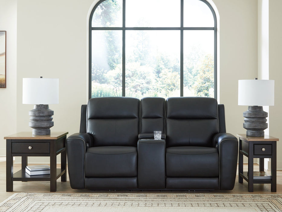 5Z-Relaxation Power Reclining Loveseat with Console - U&U Home Budget Furniture (Carteret, NJ)