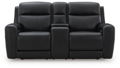 5Z-Relaxation Power Reclining Loveseat with Console - U&U Home Budget Furniture (Carteret, NJ)