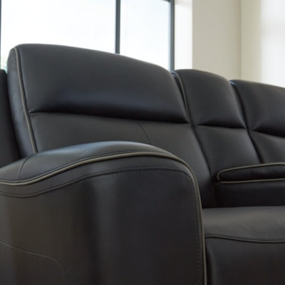 5Z-Relaxation Power Reclining Loveseat with Console - U&U Home Budget Furniture (Carteret, NJ)