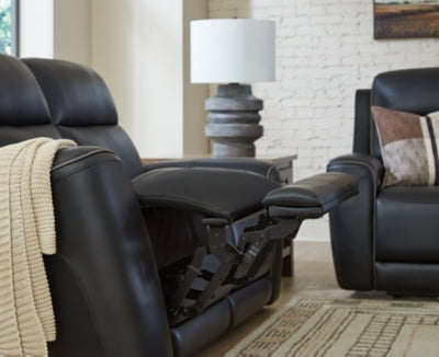5Z-Relaxation Power Reclining Loveseat with Console - U&U Home Budget Furniture (Carteret, NJ)