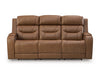 Knightington Power Reclining Sofa with Audio Seating - U&U Home Budget Furniture (Carteret, NJ)