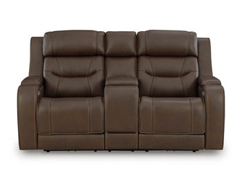 Knightington Power Reclining Loveseat with Audio Seating - U&U Home Budget Furniture (Carteret, NJ)