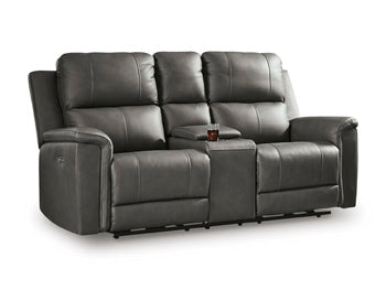 Bleckley Power Reclining Loveseat with Console