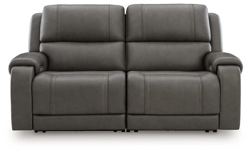 5Z - Pittson Power Reclining Sectional Loveseat - U&U Home Budget Furniture (Carteret, NJ)