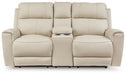 Dahlmoore Power Reclining Loveseat with Console - U&U Home Budget Furniture (Carteret, NJ)