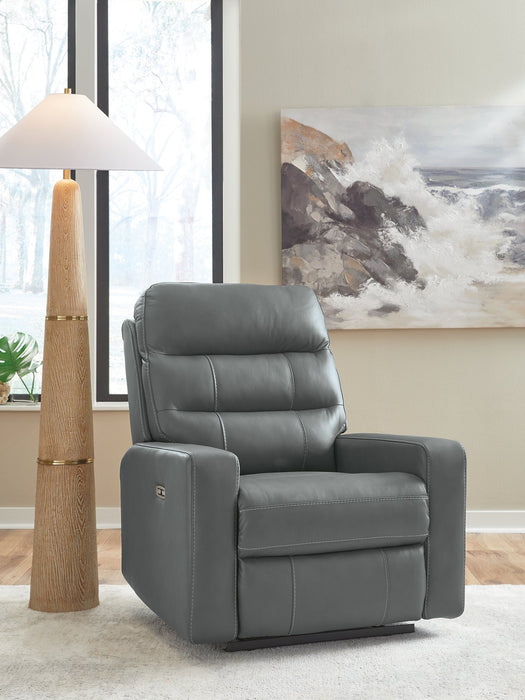 Pennacle Pier Power Recliner - U&U Home Budget Furniture (Carteret, NJ)