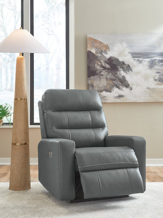 Pennacle Pier Power Recliner - U&U Home Budget Furniture (Carteret, NJ)