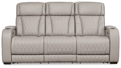 Boyington Power Reclining Sofa - U&U Home Budget Furniture (Carteret, NJ)