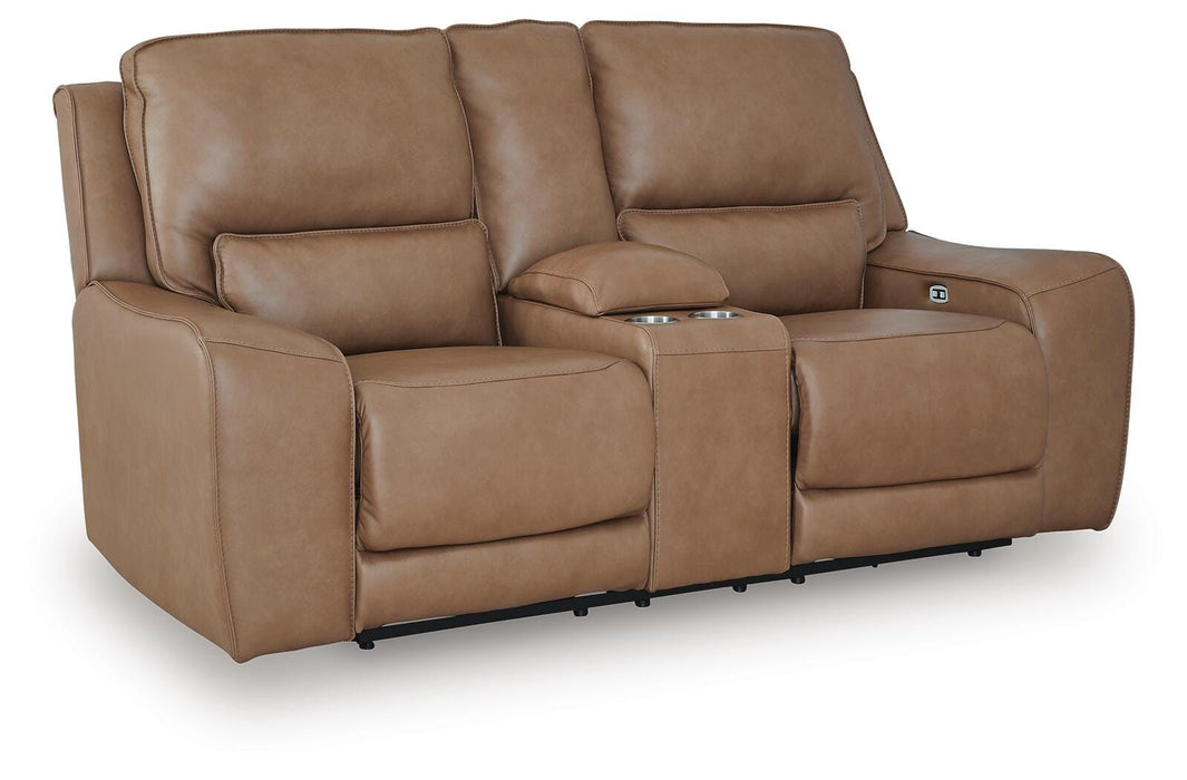 DeepWakes Power Reclining Loveseat with Console - U&U Home Budget Furniture (Carteret, NJ)
