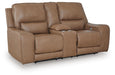 DeepWakes Power Reclining Loveseat with Console - U&U Home Budget Furniture (Carteret, NJ)