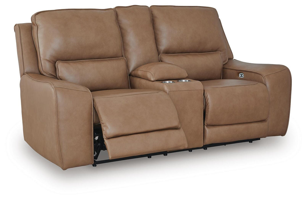 DeepWakes Power Reclining Loveseat with Console - U&U Home Budget Furniture (Carteret, NJ)