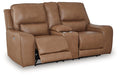 DeepWakes Power Reclining Loveseat with Console - U&U Home Budget Furniture (Carteret, NJ)