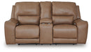 DeepWakes Power Reclining Loveseat with Console - U&U Home Budget Furniture (Carteret, NJ)