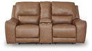 DeepWakes Power Reclining Loveseat with Console - U&U Home Budget Furniture (Carteret, NJ)