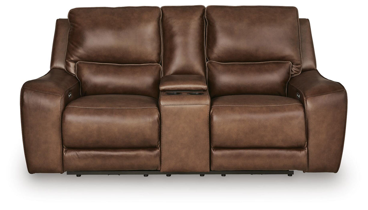 DeepWakes Power Reclining Loveseat with Console - U&U Home Budget Furniture (Carteret, NJ)