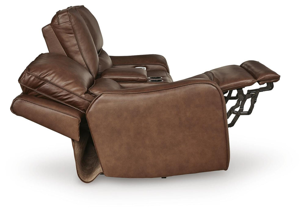 DeepWakes Power Reclining Loveseat with Console - U&U Home Budget Furniture (Carteret, NJ)