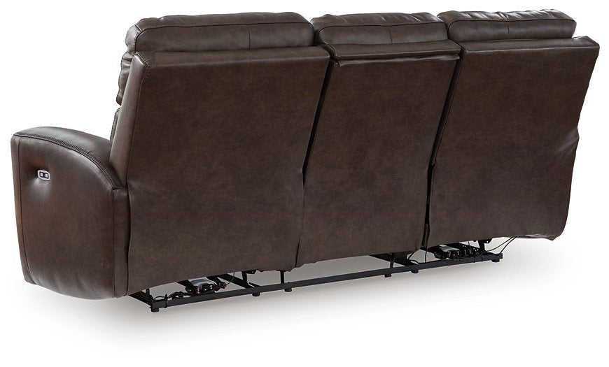Crossplex Power Reclining Sofa - U&U Home Budget Furniture (Carteret, NJ)