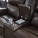 Crossplex Power Reclining Loveseat with Console - U&U Home Budget Furniture (Carteret, NJ)