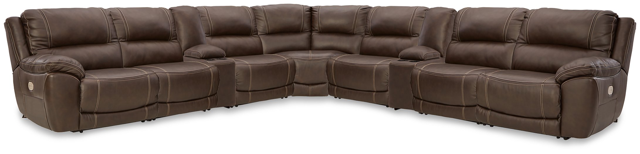 Dunleith Power Reclining Sectional - U&U Home Budget Furniture (Carteret, NJ)