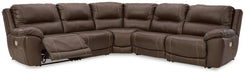 Dunleith Power Reclining Sectional - U&U Home Budget Furniture (Carteret, NJ)