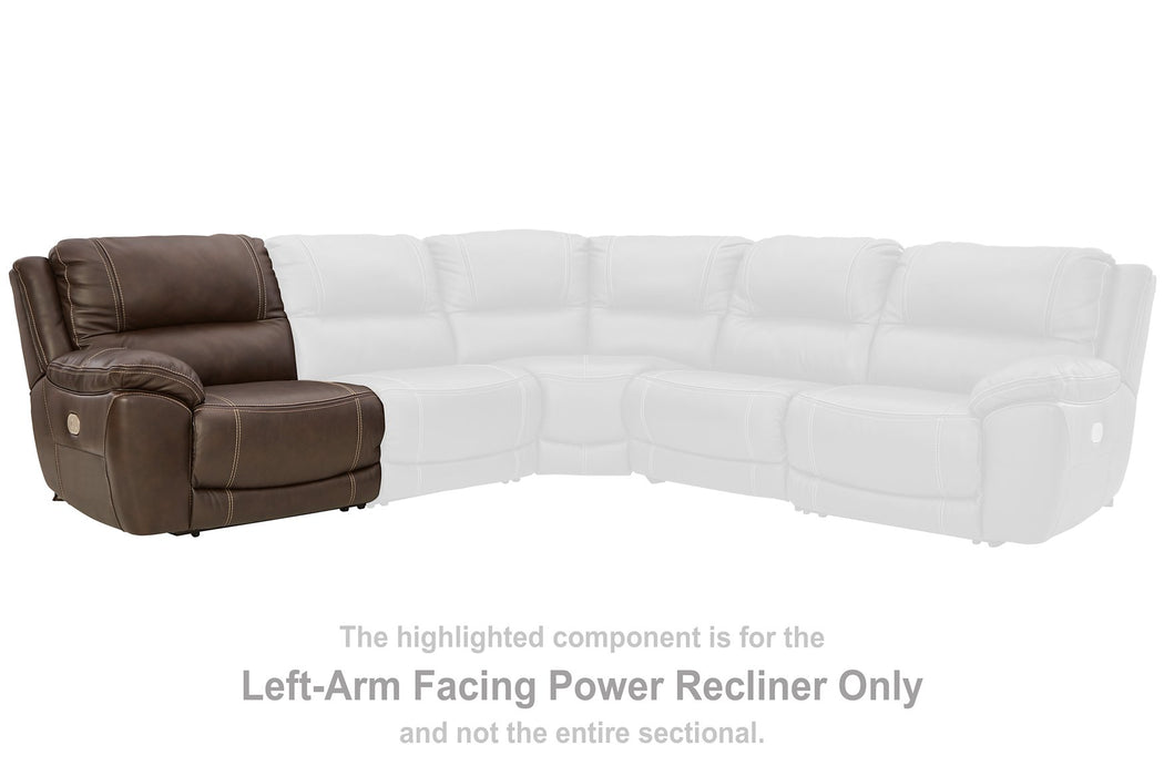 Dunleith Power Reclining Sectional - U&U Home Budget Furniture (Carteret, NJ)