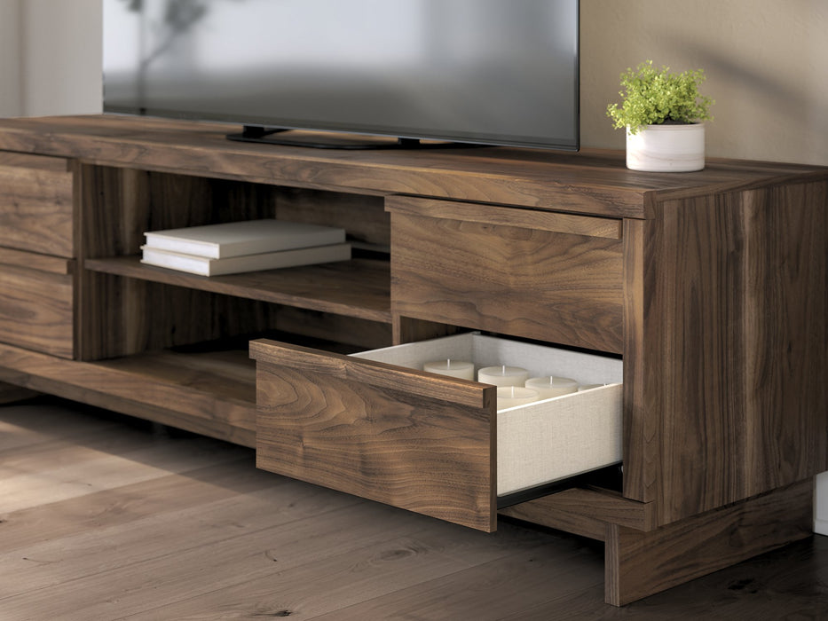 Zadilyn 72" TV Stand with Electric Fireplace - U&U Home Budget Furniture (Carteret, NJ)