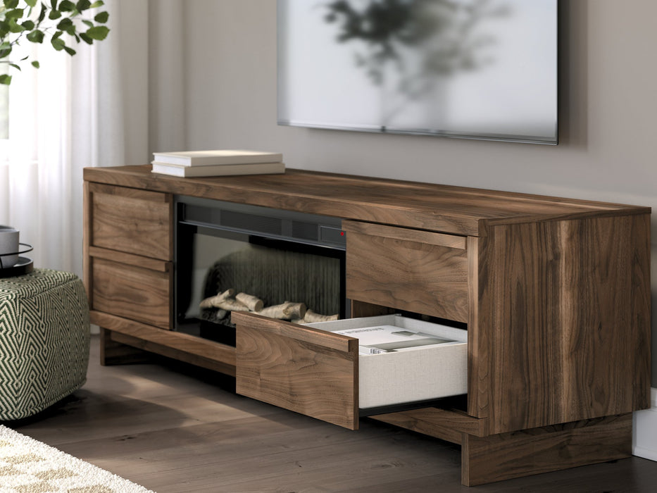 Zadilyn 72" TV Stand with Electric Fireplace - U&U Home Budget Furniture (Carteret, NJ)