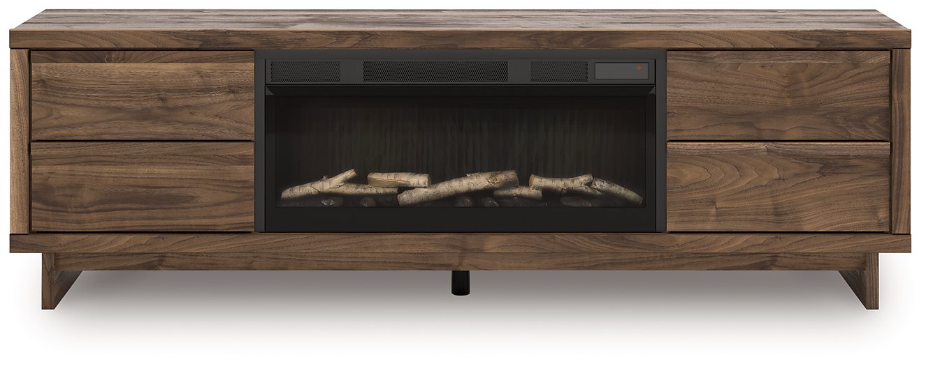 Zadilyn 72" TV Stand with Electric Fireplace - U&U Home Budget Furniture (Carteret, NJ)