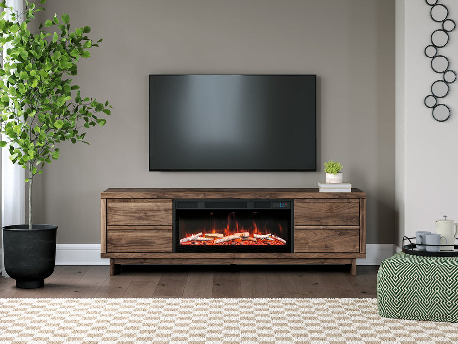 Zadilyn 72" TV Stand with Electric Fireplace - U&U Home Budget Furniture (Carteret, NJ)
