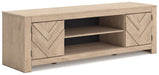 Cayboni 71" TV Stand with Electric Fireplace - U&U Home Budget Furniture (Carteret, NJ)