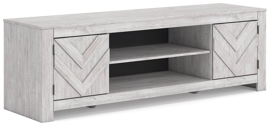 Cayboni 71" TV Stand with Electric Fireplace - U&U Home Budget Furniture (Carteret, NJ)