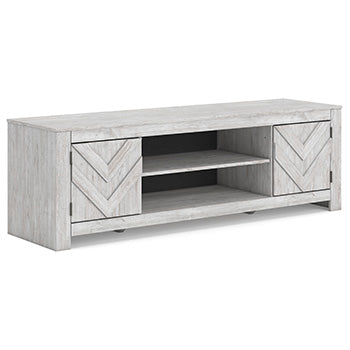 Cayboni 71" TV Stand with Electric Fireplace - U&U Home Budget Furniture (Carteret, NJ)