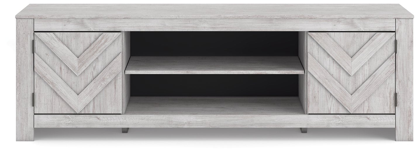 Cayboni 71" TV Stand with Electric Fireplace - U&U Home Budget Furniture (Carteret, NJ)