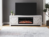 Cayboni 71" TV Stand with Electric Fireplace - U&U Home Budget Furniture (Carteret, NJ)