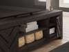 Cayboni 71" TV Stand with Electric Fireplace - U&U Home Budget Furniture (Carteret, NJ)