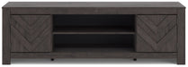 Cayboni 71" TV Stand with Electric Fireplace - U&U Home Budget Furniture (Carteret, NJ)