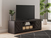 Cayboni 71" TV Stand with Electric Fireplace - U&U Home Budget Furniture (Carteret, NJ)