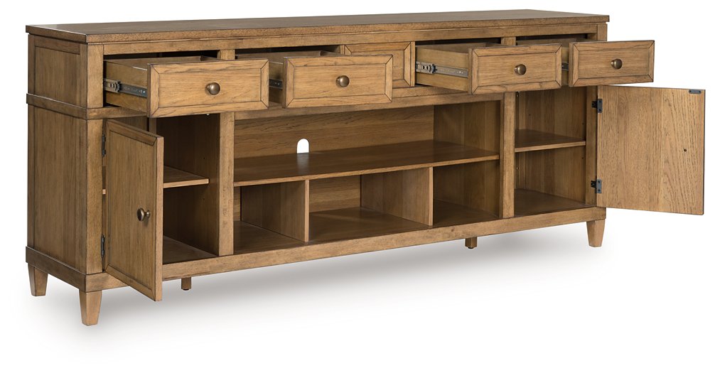 Sharlance 81" TV Stand - U&U Home Budget Furniture (Carteret, NJ)