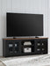Wildenauer 76" TV Stand with Electric Fireplace - U&U Home Budget Furniture (Carteret, NJ)
