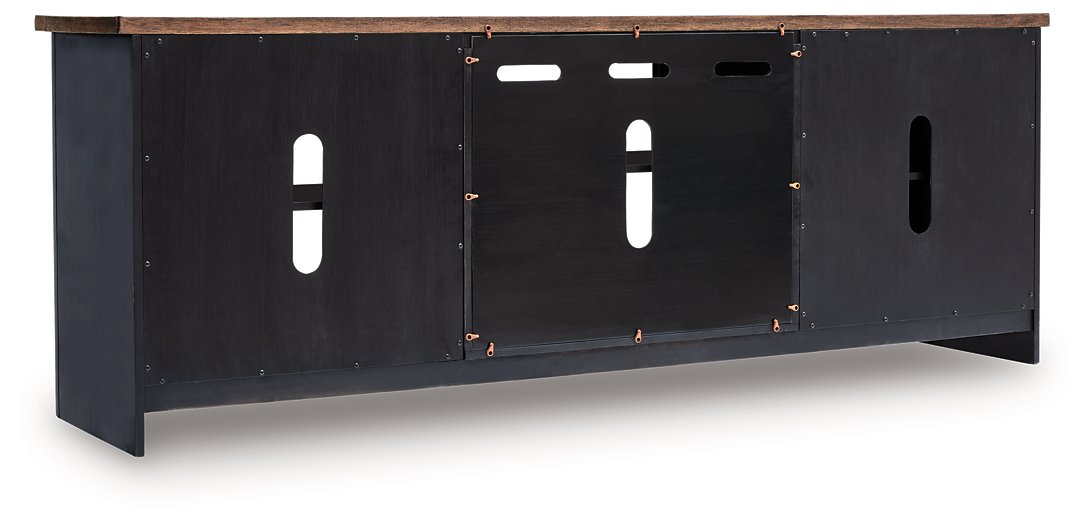 Wildenauer 76" TV Stand with Electric Fireplace - U&U Home Budget Furniture (Carteret, NJ)