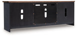 Wildenauer 76" TV Stand with Electric Fireplace - U&U Home Budget Furniture (Carteret, NJ)