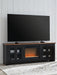 Wildenauer 76" TV Stand with Electric Fireplace - U&U Home Budget Furniture (Carteret, NJ)