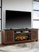 Kallari 84" TV Stand with Electric Fireplace - U&U Home Budget Furniture (Carteret, NJ)