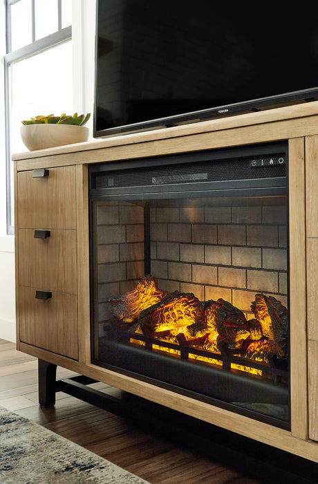 Entertainment Accessories Electric Infrared Fireplace Insert - U&U Home Budget Furniture (Carteret, NJ)