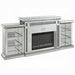 Noralie Fireplace With LED and Bluetooth - U&U Home Budget Furniture (Carteret, NJ)