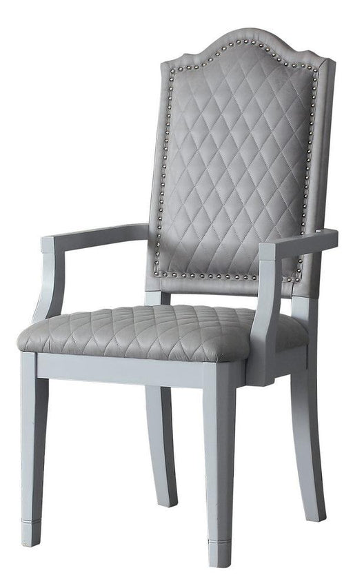 Acme Furniture House Marchese Arm Chair in Pearl Gray (Set of 2) 68863 - U&U Home Budget Furniture (Carteret, NJ)