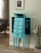 Tammy Light Blue Jewelry Armoire - U&U Home Budget Furniture (Carteret, NJ)